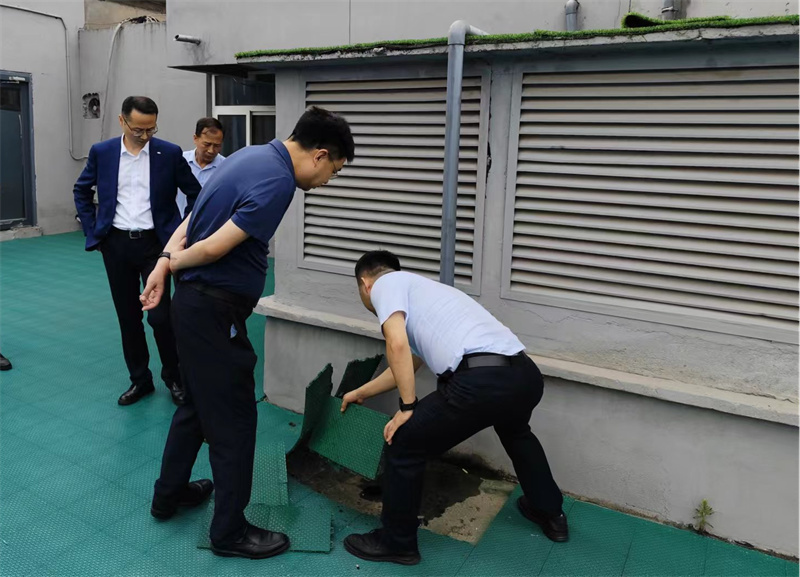 人民大廈開展防汛*專項(xiàng)檢查